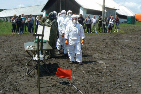 Dekontaminace při opuštění místa nákazy
