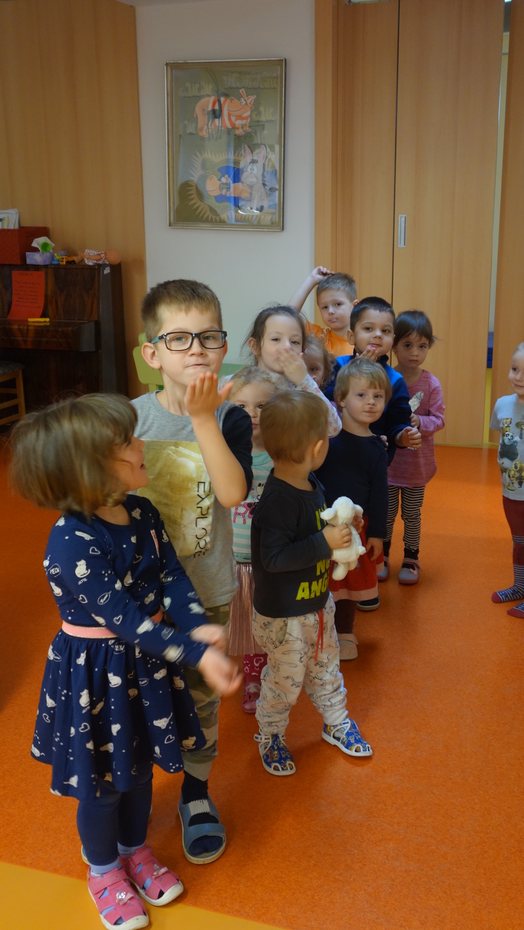 Děti se těší na nové kamarády