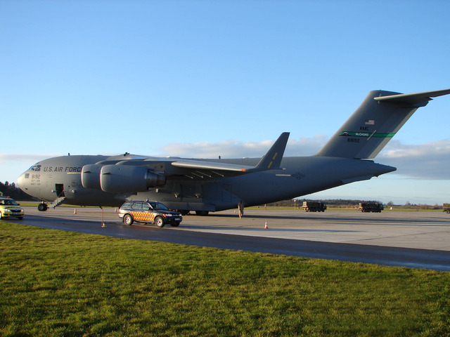 C-17 delivered the ammunition to Iraq