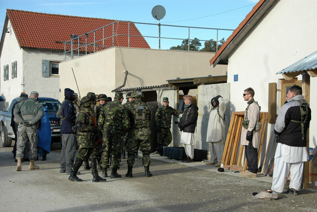 Ve vísce je přes deset domků, nechybí ani modlitebna