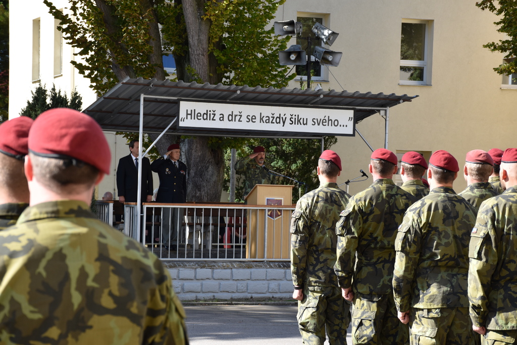 Ze slavnostního nástupu v Jindřichově Hradci
