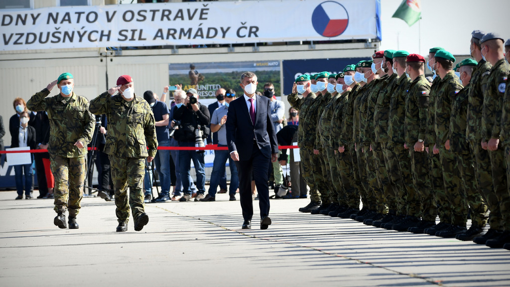 Premiér Babiš na Dnech NATO: V krizi se vždy spoléháme na armádu. Víme, že nás nikdy nezklame