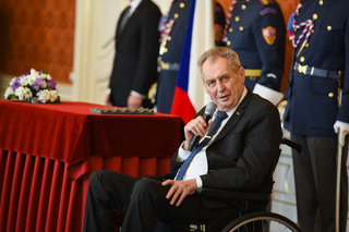 Prezident republiky Miloš Zeman