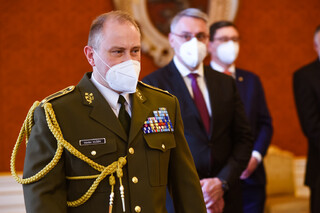 Náčelník štábu Velitelství pro operace brigádní generál Václav Vlček
