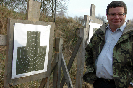 Alexandr Vondra byl s výsledkem své střelby spokojený