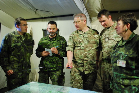 Alianční chemici chránili svoje kolegy během operace