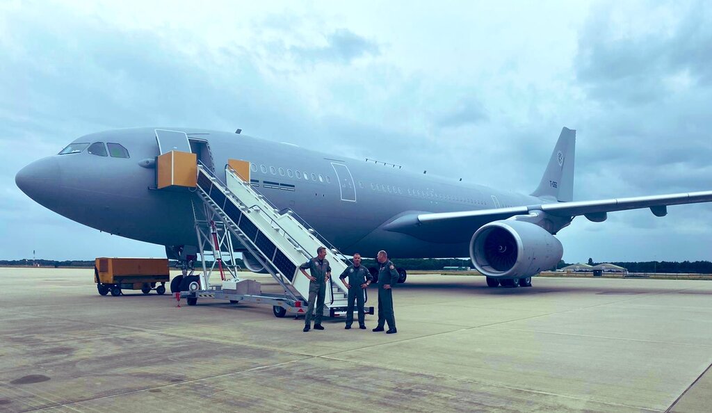 Na mateřské základně v Eindhovenu přistál první letoun Airbus A-330 MRTT