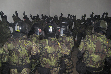 Checking members of a crowd