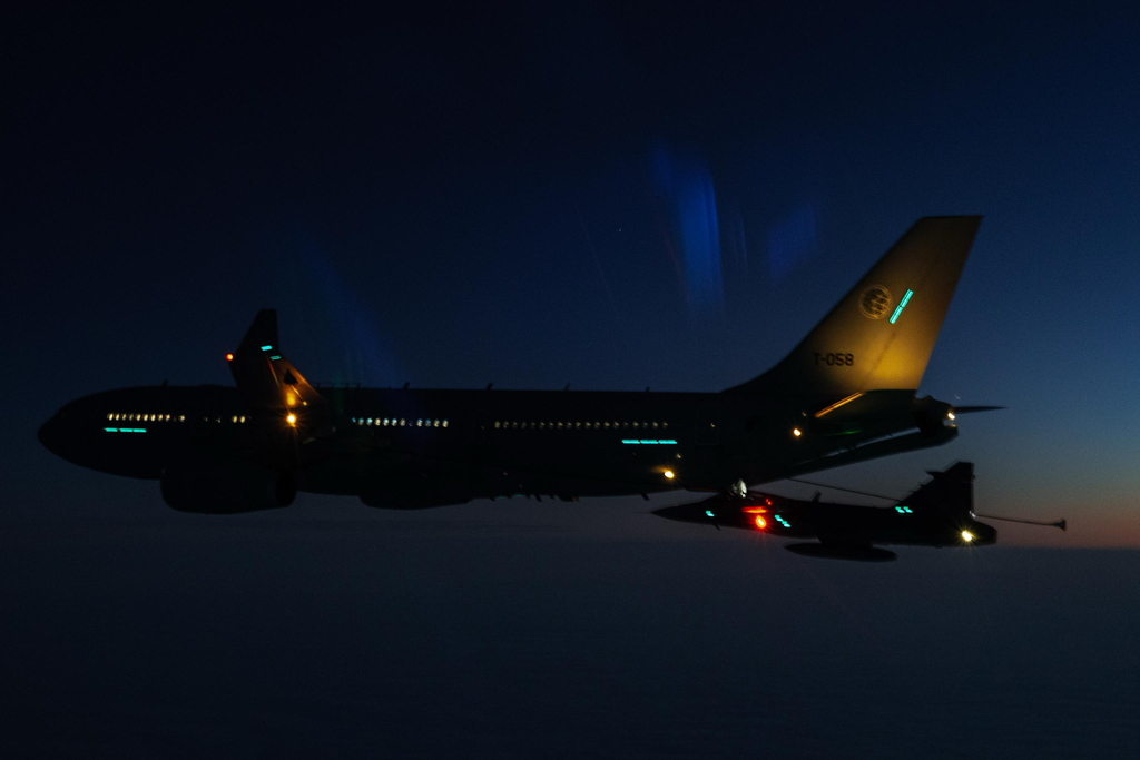 Letouny Airbus A330 MRTT a JAS-39 Gripen