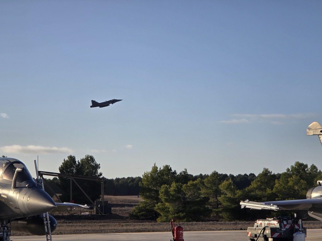 I tentokrát se vzlétalo ze základny Albacete Los Llanos na jihovýchodě Španělska