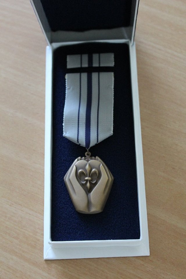 Medaile skautské vděčnosti.
