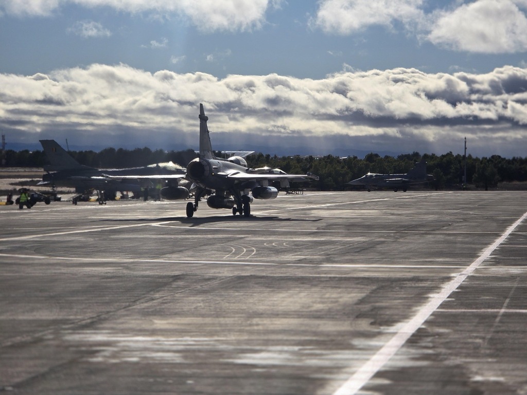 Cvičení se ve Španělsku účastnily desítky letounů z různých evropských zemí