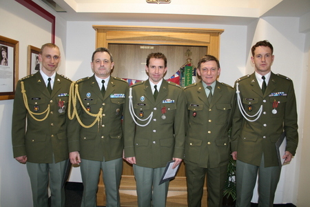 Vítězové Winter Survival 2012 na Generálním štábu AČR