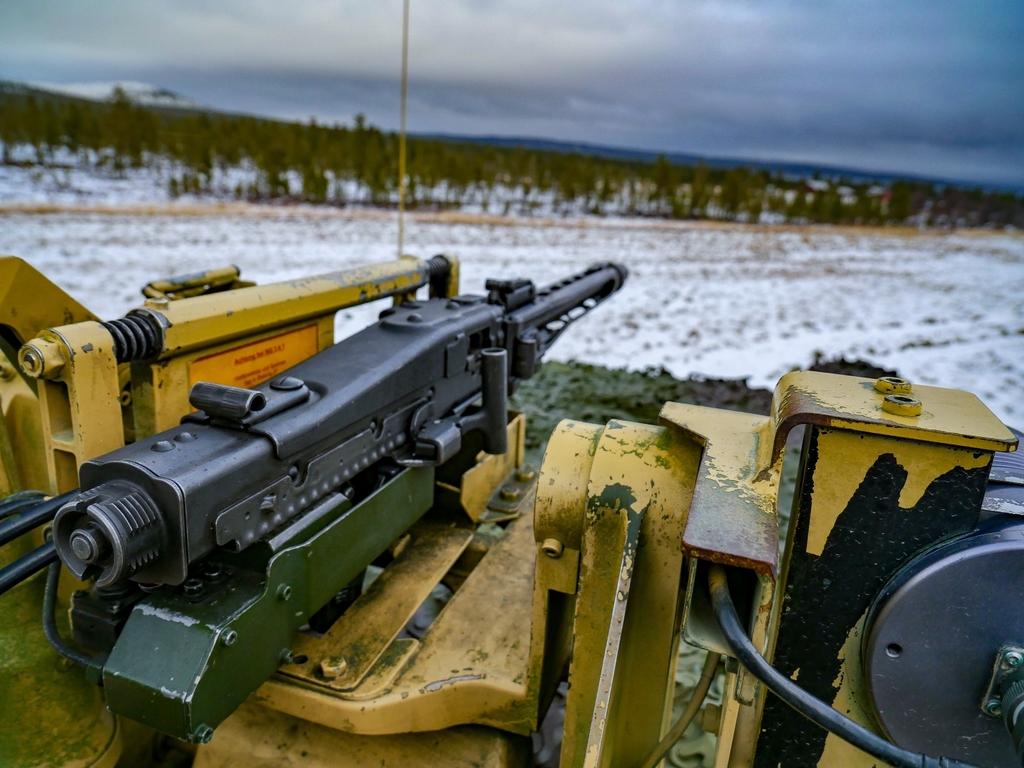 Kulomet MG3A1 na lehkém obrněném vozidlu Dingo 2.