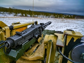 Kulomet MG3A1 na lehkém obrněném vozidlu Dingo 2.