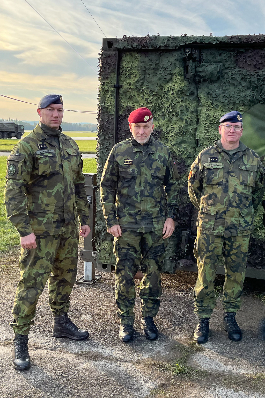 Cvičení navštívil první zástupce náčelníka Generálního štábu Armády ČR generálporučík Miroslav Hlaváč.
