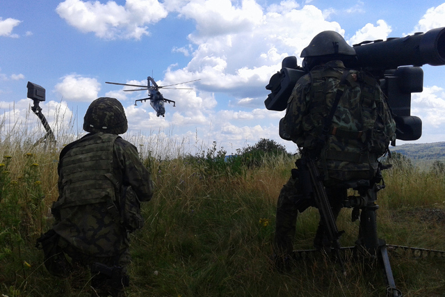 Low flying targets represented real life battle situations