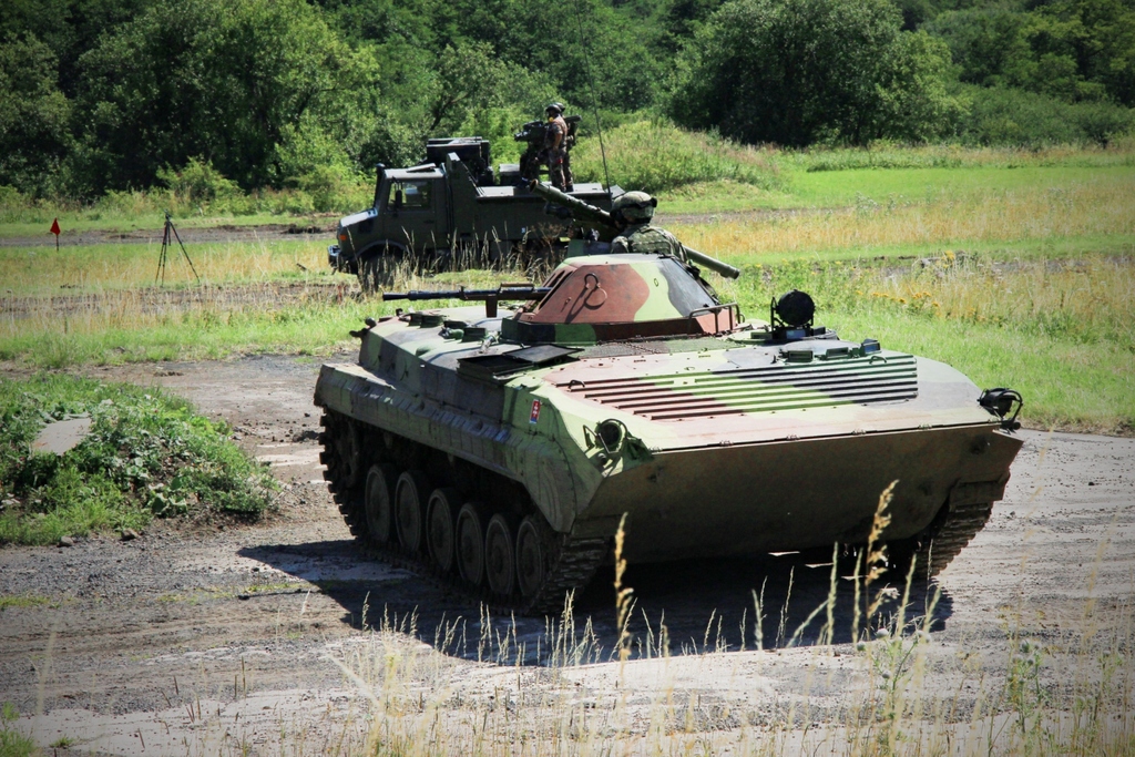 Ve vojenském újezdu Hradiště proběhly bojové střelby z protiletadlových raketových systémů z výzbroje několika armád NATO