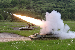 Na protiletadlové střelnici Březina proběhly poslední střelby ze zbraňových systémů S-10M2D.