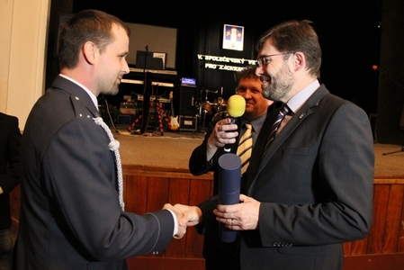 Strakonický starosta ocenil vojáka, který zachránil tonoucího