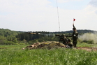 Střelby z protiletadlového raketového kompletu RBS-70. 