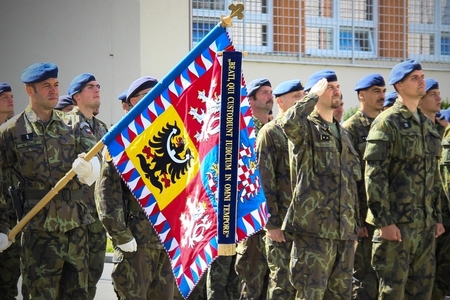 Strakoničtí vojáci si připomněli Den ozbrojených sil