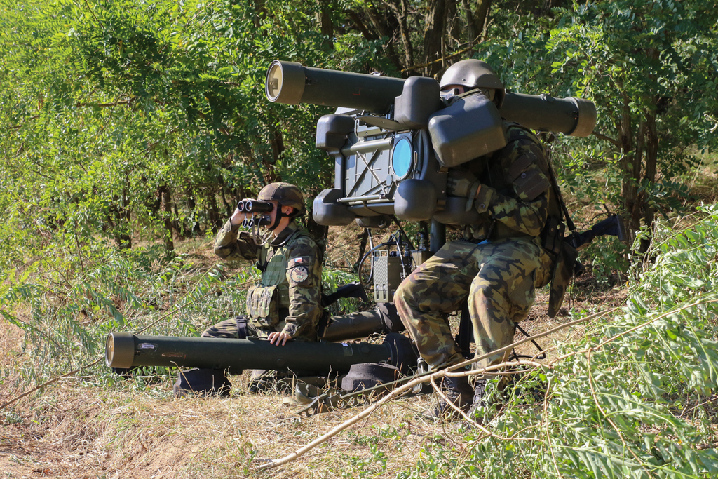Jednotka je vyzbrojena protiletadlovými raketovými komplety RBS-70.