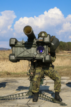Hlavní zbraň jednotky – protiletadlový raketový komplet RBS-70.