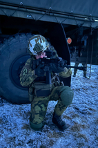 Cvičili činnost při kontaktu s protivníkem.