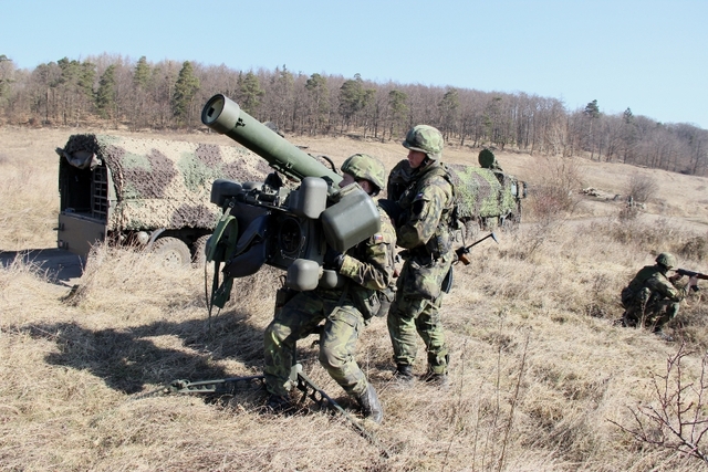 Nabíjení kompletu RBS-70