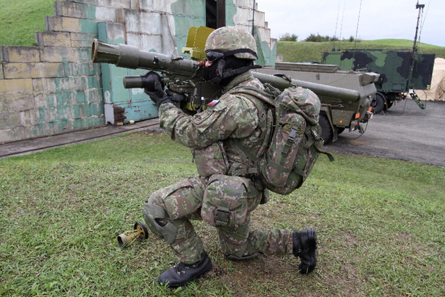 Protiletadlové raketové komplety IGLA z výzbroje slovenské armády se v loňském říjnu zapojily do cvičení Master Harmony. 