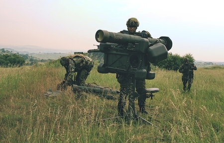 Sestavení přenosného protiletadlového raketového kompletu RBS-70