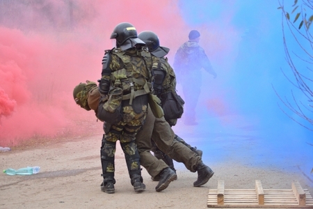 Strakoničtí vojáci se zdokonalovali ve zvládání davu