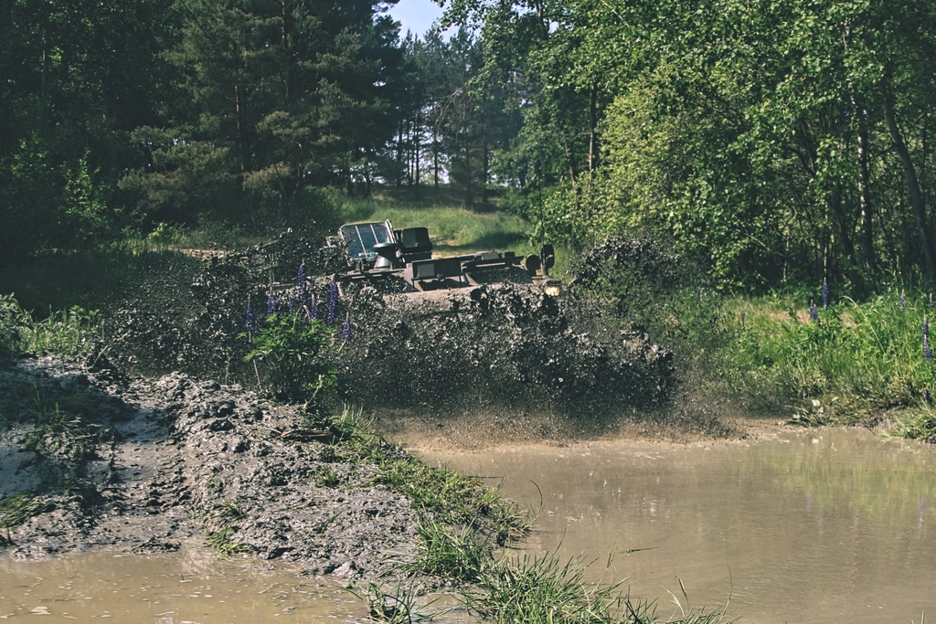 Výcvik tento týden probíhá na cvičišti Oldřichov u Písku