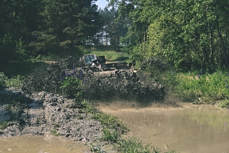Výcvik tento týden probíhá na cvičišti Oldřichov u Písku