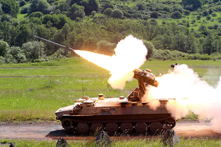 Strakoničtí vojáci vystříleli poslední rakety označované jako 9M37M.