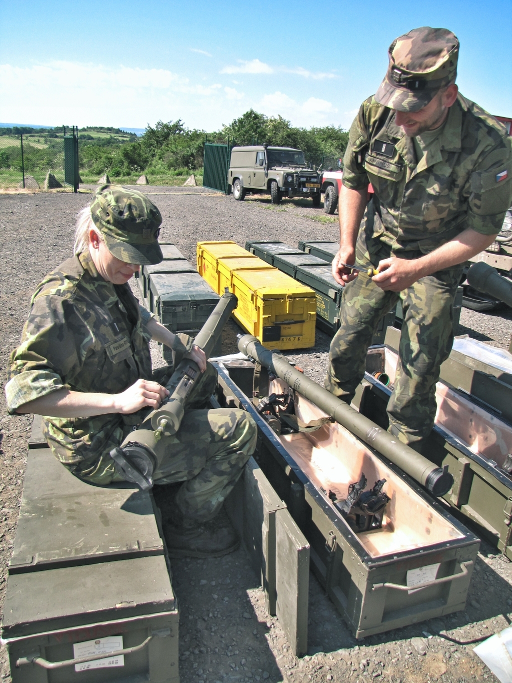 Příprava protiletadlových řízených střel S-2M