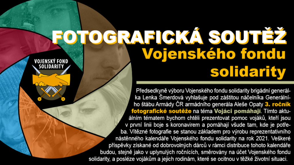 Vojenský fond solidarity vyhlašuje 3. ročník fotografické soutěže
