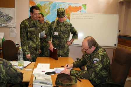 Štábní nácvik sil podpory Boleslavská hradba 2012. Den druhý