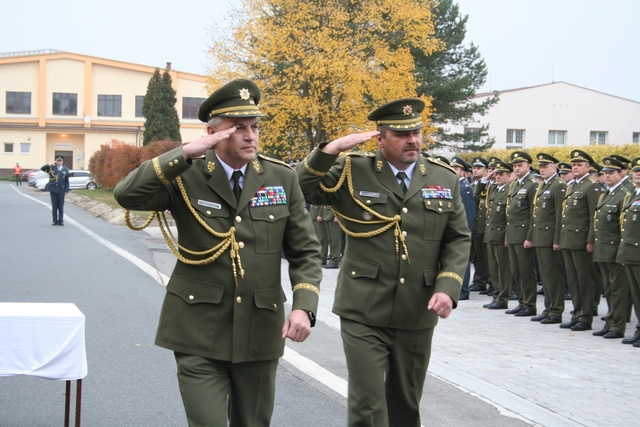 Generálmajor František Malenínský a brigádní generál Gurník