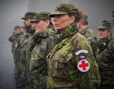 Hlavní sestra české polní nemocnice