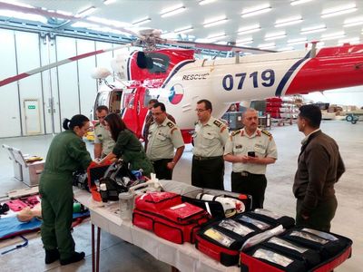 Ukázka činnosti Odboru letecké záchranné služby a akutní medicíny