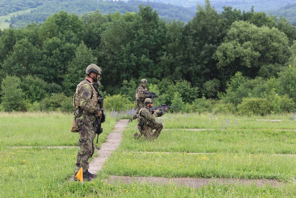 Během čtrnáctidenního intenzivního výcviku se vojáci zaměřili na střeleckou přípravu a další dovednosti