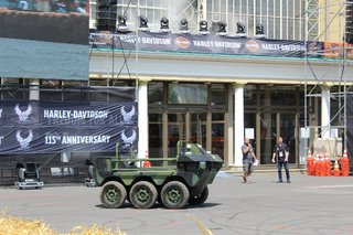 Divákům se představil prototyp kolového robota Taros