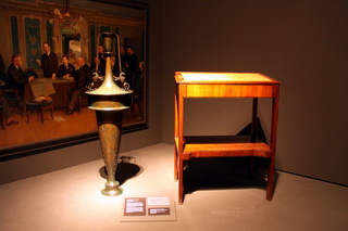 Decorative vase and writing table used by President T. G. Masaryk – both works by Jozo Plecnik