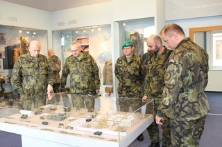 Hosté si prohlédli muzeum chemického vojska 