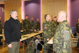 Armádní generál Aleš Opata se setkal s veliteli aktivní zálohy