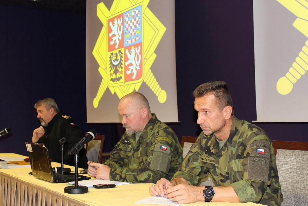 Armádní generál Aleš Opata ve svém vystoupení zdůraznil význam aktivní zálohy