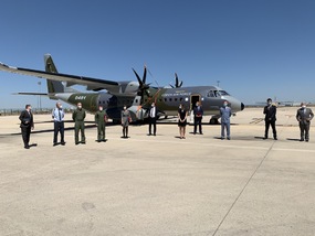 Oficiální akt se konal v sídle výrobce letounů společnosti Airbus Defence and Space S. A.