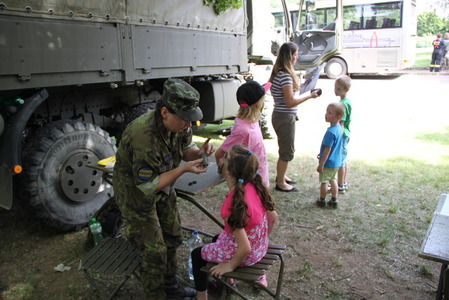 Na Bambiriádě v Ivančicích se prezentovali opět i vyškovští vojáci